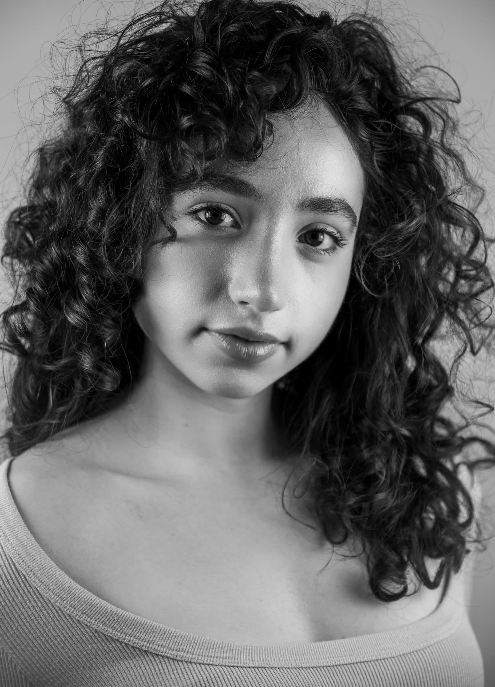 Catherine Bazizi, black and white headshot